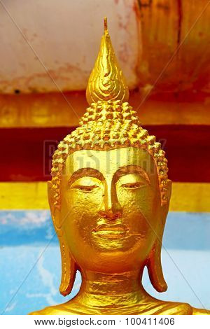Siddharta   In The Temple Bangkok Asia  Face