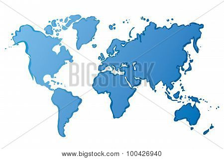 Drawing Map Of The World