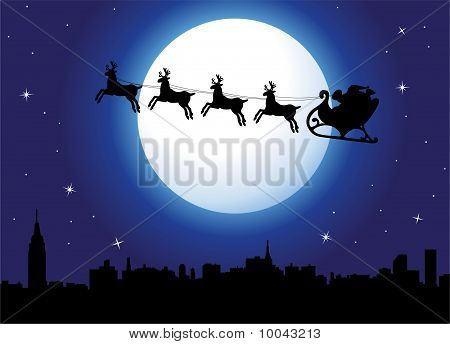 Santa i jelenie