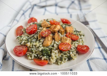 Spinach Risotto