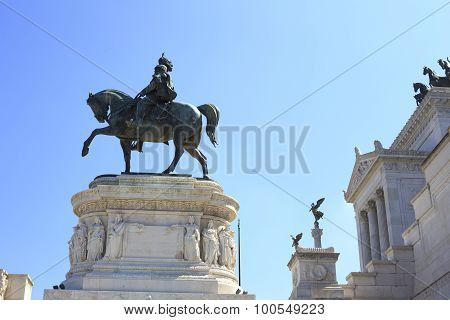 Vittoriale Monument At Rome