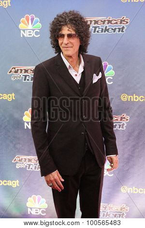 NEW YORK-AUG 11: Radio host Howard Stern attends the 'America's Got Talent' season 10 taping at Radio City Music Hall on August 11, 2015 in New York City.