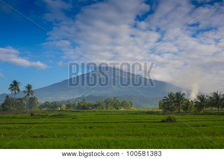 The Classic Cone Shape of Arenal Volcano in Costa Rica.