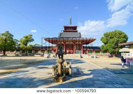Shitennoji Temple In Osaka, Japan