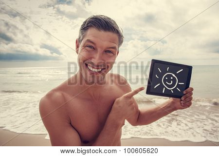man booking travel jouney online