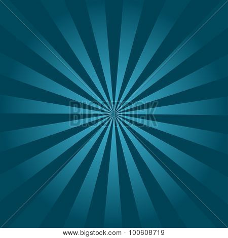 Ray turquoise background retro illustration