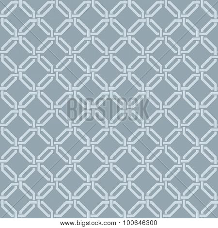 Seamless vector interwoven damask pattern
