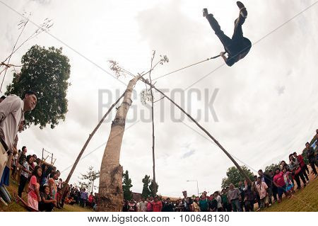 The Akha Swing Festival.