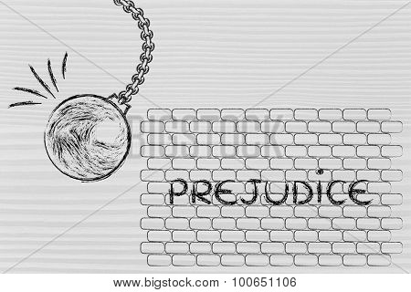 Wrecking Ball Against Prejudice