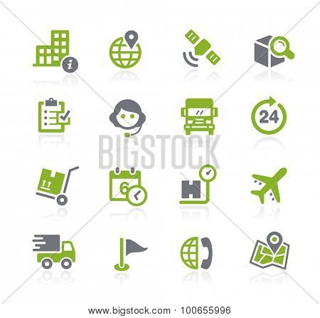 Shipping and Tracking Icons // Natura Series