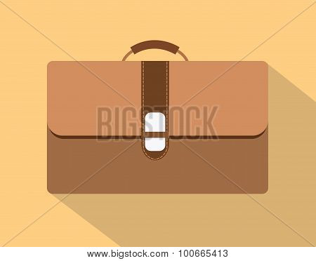 flat leather bags