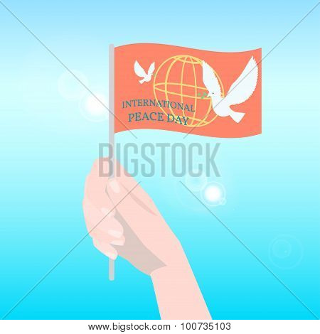 International Peace Day poster.