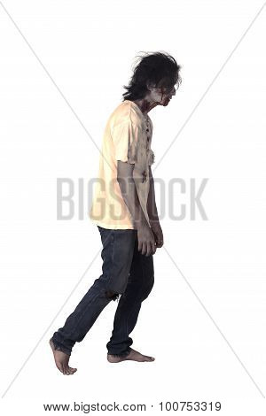 Scary Asian Male Zombie