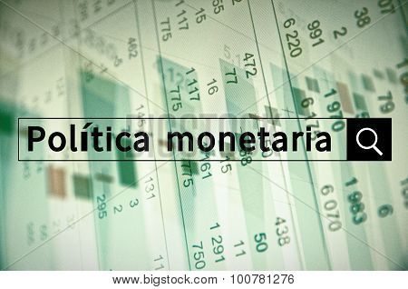 Politica monetaria