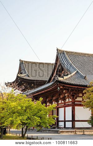 Kyoto, Japan At Toji Temple In Summer