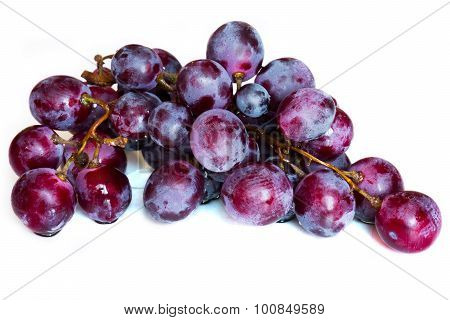 Red grapes