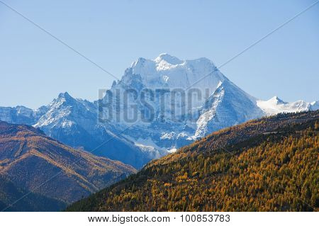 Scenery of Yading in Daocheng county, Sichuan of China