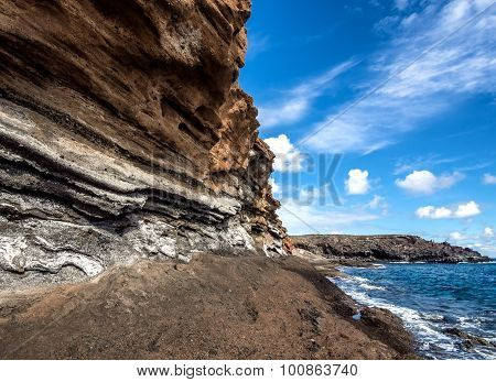 Montana Amarilla In Costa Del Silencio. Tenerife