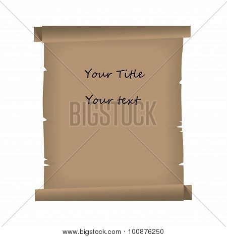 Old scroll