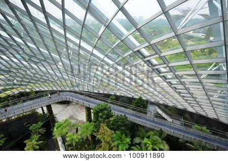 Cloud Forest At Gardens By The Bay In Singapore