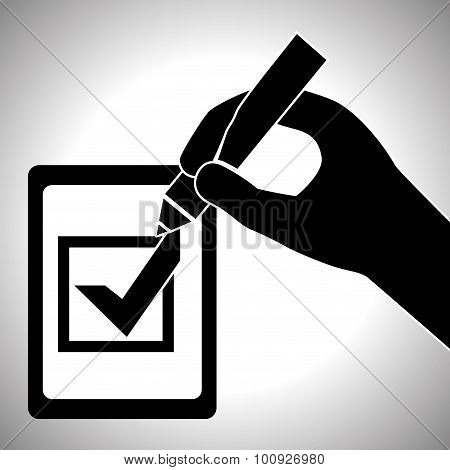 Survey icon design