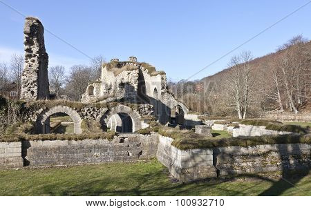Ruins of Alvastra Monastery, Sweden.