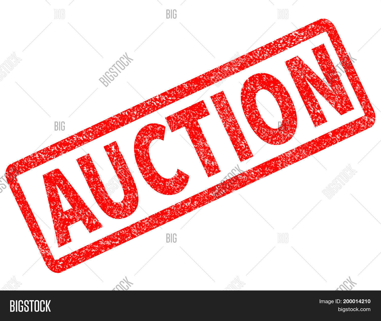 auction red rubber image photo free trial bigstock auction sign