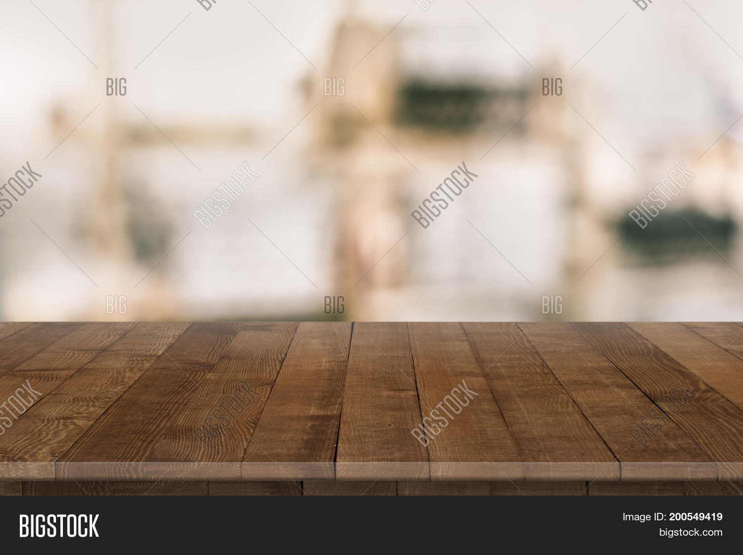 Empty Wooden Table Image & Photo (Free Trial) Bigstock