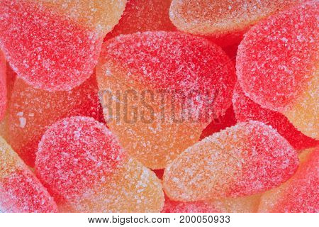 image of many Multicolor Fruit Jelly at day