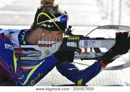 Cheile Gradistei, Roamania - January 30: Unknown Competitor In Ibu Youth&junior World Championships