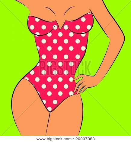 Fehérnemű-szép asszonyos test