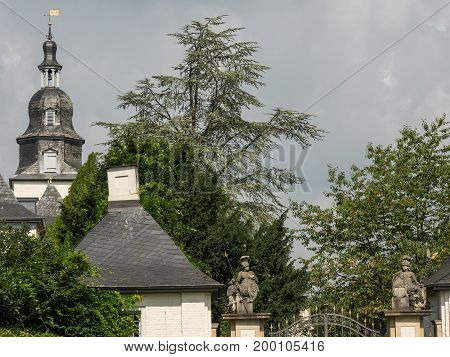 SMALL VILLAGES IN THE LOWER RHINE REGIOIN IN GERMANY