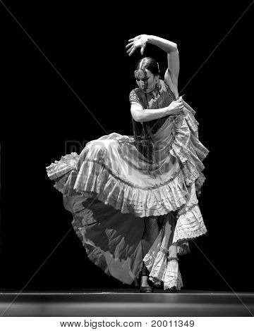 Tancerka Flamenco hiszpańska