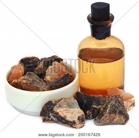 Frankincense dhoop with essential oil a natural aromatic resin used in perfumes and incenses