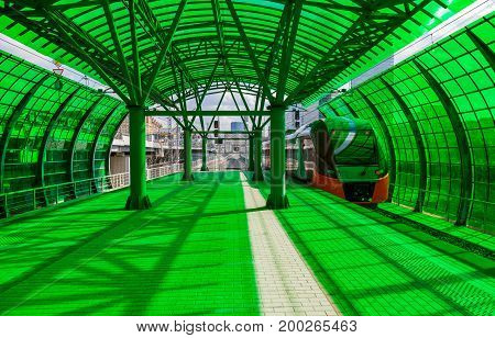 Highspeed Train At The Green Design Station