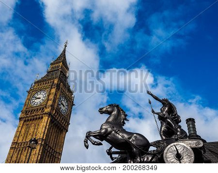 Boadicea Monument In London (hdr)