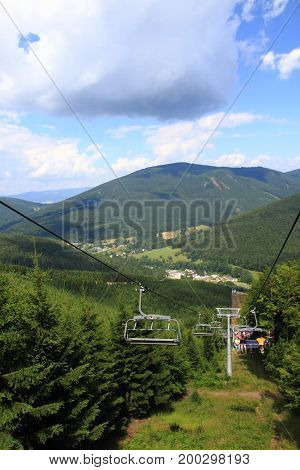 Jeseniky Mountains And Forests