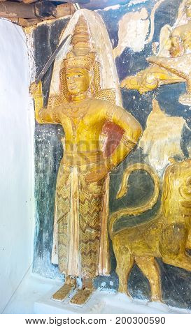 Protecting Statues Of Yudaganawa Temple
