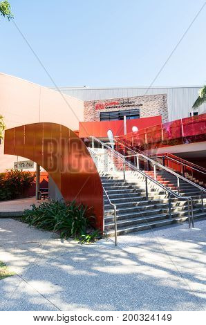 Brisbane, Australia - July 9, 2017: Griffith University Queensland Conservatorium at Southbank. It has 45000 students across 5 campuses.