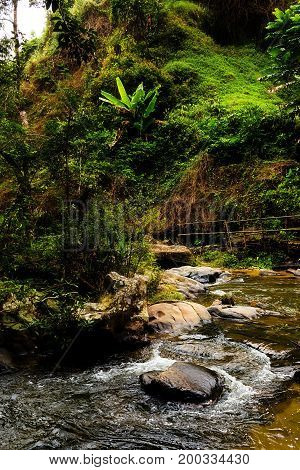 Pha Dok Seaw Waterfall in Chiang Mai Thailand