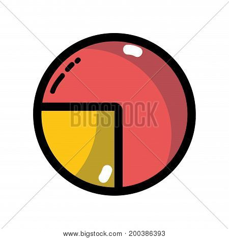 statistics diagram graphy to company inforation vector illustration