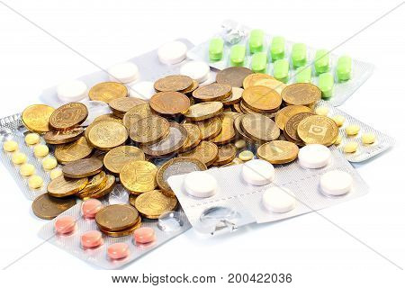 Russian melallic ruble and tablet drugs as an element of health