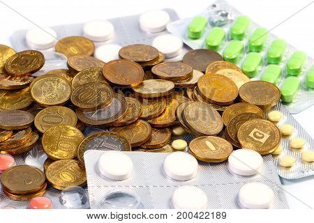 Russian melallic ruble and tablet drugs as an element of health