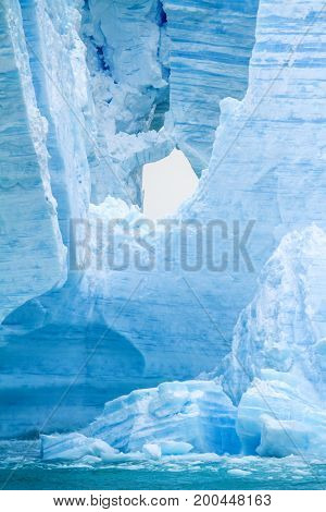 Antarctica - Antarctic Peninsula - Palmer Archipelago - Neumayer Channel - Global warming - Fairytale landscape - Tabular Iceberg in Bransfield Strait