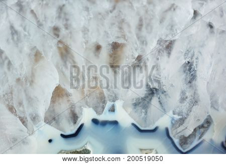 Beautiful Texture Of Gemstone Agate