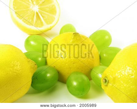 Citrons et raisins Fruits