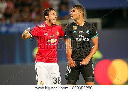 Real Madrid V Manchester United: Uefa Super Cup