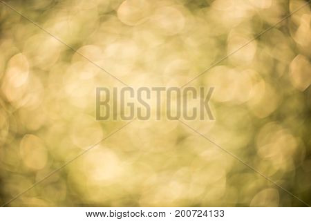Colorful bokeh background. abstract blurred circles in nature colors. Copyspace for design and text