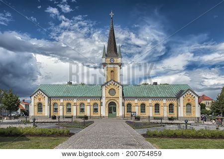 Borgholm Church is a church in Borgholm on Swedish Baltic Sea island of Oland. Belonging to Borgholm Parish and the Church of Sweden
