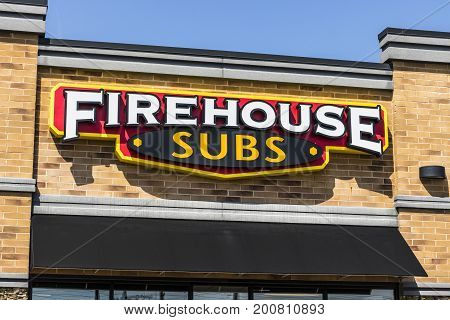 Ft. Wayne - Circa August 2017: Firehouse Subs fast casual restaurant. Firehouse specializes in hot submarine sandwiches